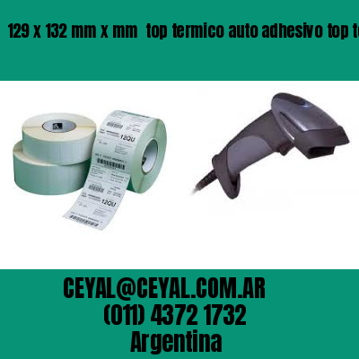 129 x 132 mm x mm  top termico auto adhesivo top termico adesivo