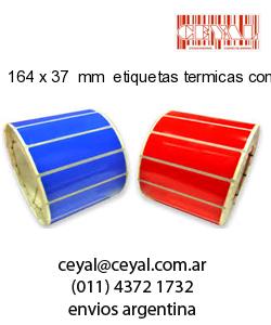 164 x 37  mm  etiquetas termicas congelado