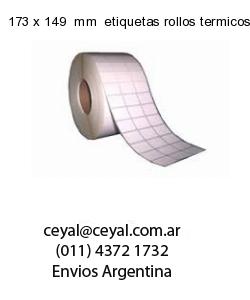 173 x 149  mm  etiquetas rollos termicos