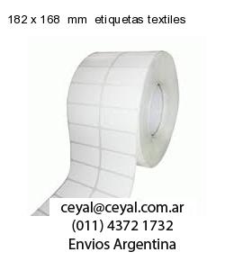 182 x 168  mm  etiquetas textiles