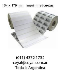 184 x 179  mm  imprimir etiquetas