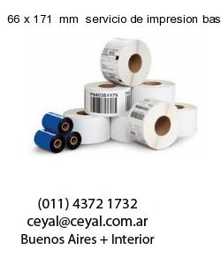 66 x 171  mm  servicio de impresion base de datos
