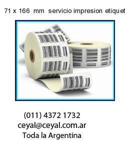 71 x 166  mm  servicio impresion etiquetas codigos