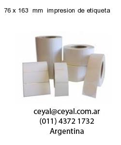 76 x 163  mm  impresion de etiqueta
