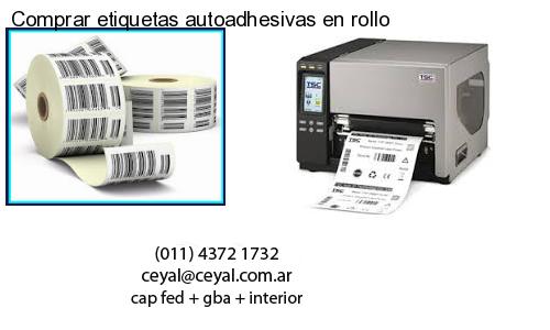 Comprar etiquetas autoadhesivas en rollo