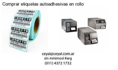 Comprar etiquetas autoadhesivas en rollo