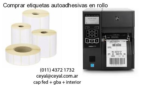 Comprar etiquetas autoadhesivas en rollo