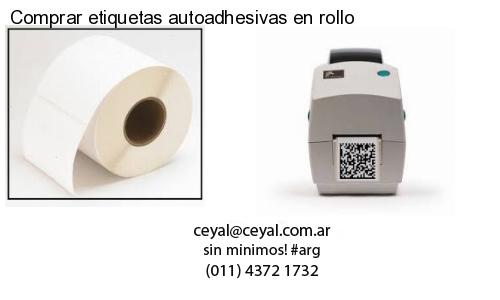 Comprar etiquetas autoadhesivas en rollo