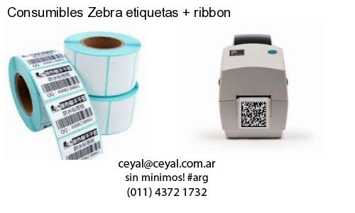 Consumibles Zebra etiquetas   ribbon