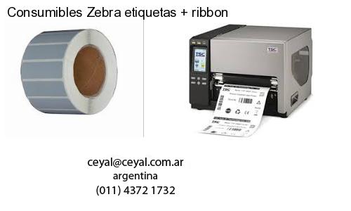 Consumibles Zebra etiquetas   ribbon