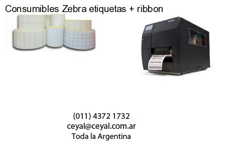 Consumibles Zebra etiquetas   ribbon