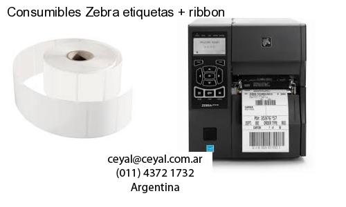 Consumibles Zebra etiquetas   ribbon