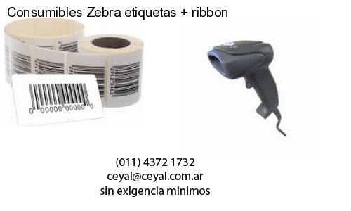 Consumibles Zebra etiquetas   ribbon