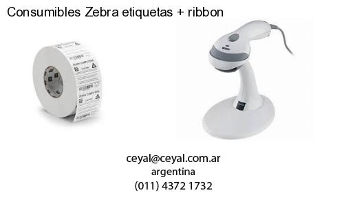 Consumibles Zebra etiquetas   ribbon
