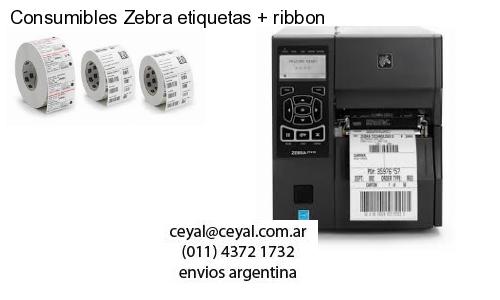 Consumibles Zebra etiquetas   ribbon