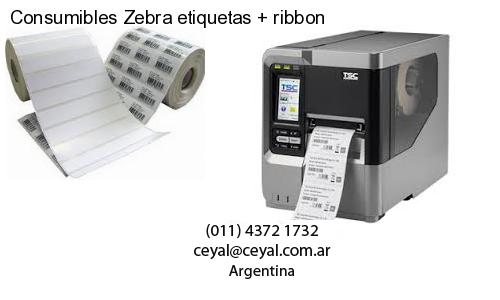 Consumibles Zebra etiquetas   ribbon