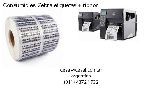 Consumibles Zebra etiquetas   ribbon