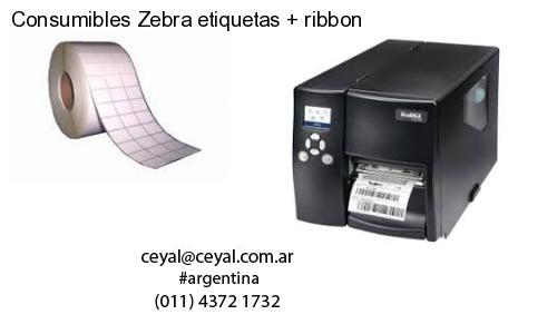 Consumibles Zebra etiquetas   ribbon