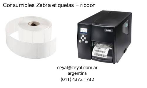 Consumibles Zebra etiquetas   ribbon