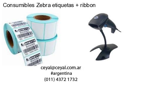 Consumibles Zebra etiquetas   ribbon