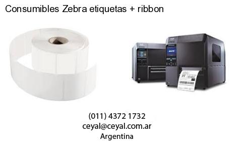 Consumibles Zebra etiquetas   ribbon
