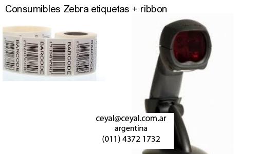 Consumibles Zebra etiquetas   ribbon