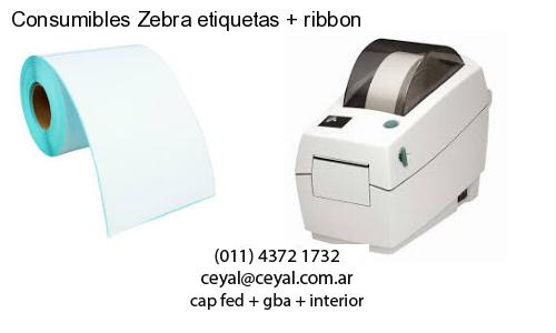 Consumibles Zebra etiquetas   ribbon