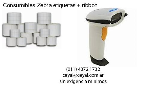 Consumibles Zebra etiquetas   ribbon