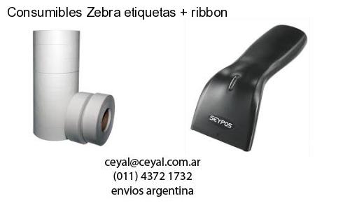 Consumibles Zebra etiquetas   ribbon