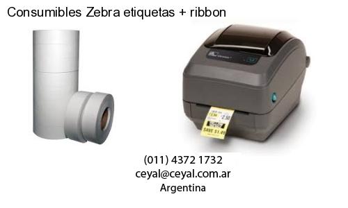 Consumibles Zebra etiquetas   ribbon