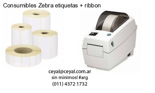Consumibles Zebra etiquetas ribbon