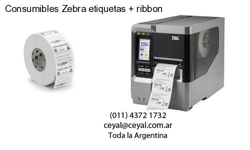 Consumibles Zebra etiquetas   ribbon