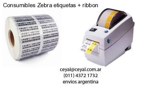 Consumibles Zebra etiquetas   ribbon