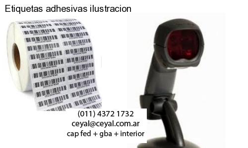 Etiquetas adhesivas ilustracion