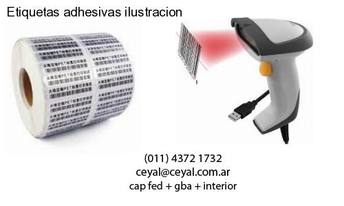 Etiquetas adhesivas ilustracion
