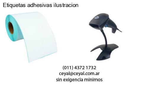 Etiquetas adhesivas ilustracion