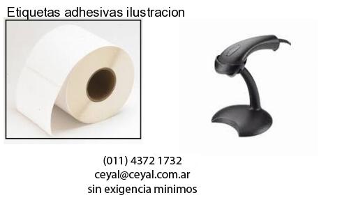 Etiquetas adhesivas ilustracion