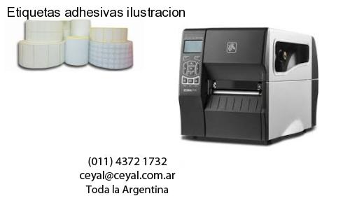 Etiquetas adhesivas ilustracion