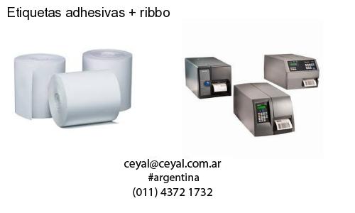 Etiquetas adhesivas   ribbo