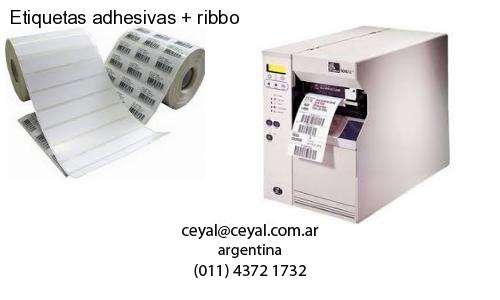 Etiquetas adhesivas ribbo