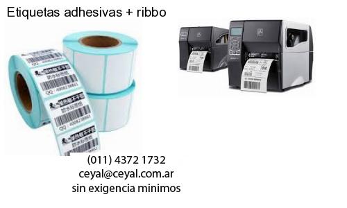 Etiquetas adhesivas   ribbo