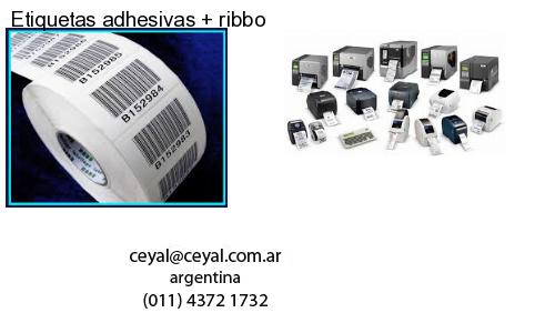 Etiquetas adhesivas   ribbo