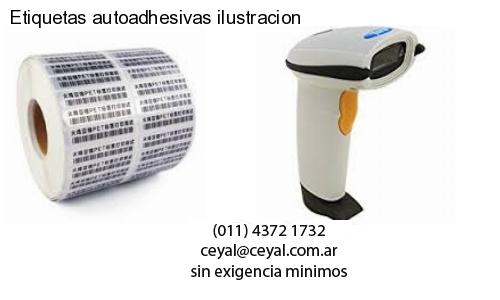 Etiquetas autoadhesivas ilustracion