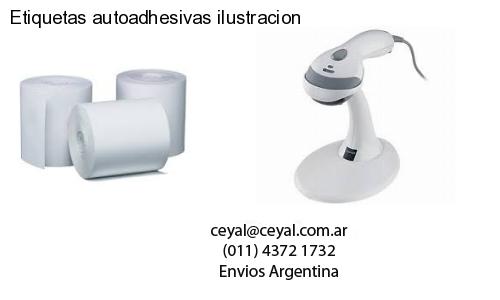 Etiquetas autoadhesivas ilustracion