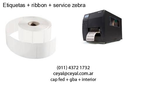 Etiquetas   ribbon   service zebra