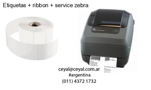 Etiquetas   ribbon   service zebra