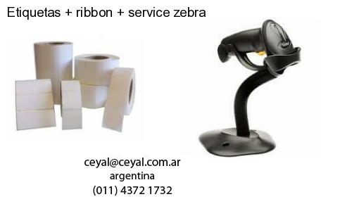 Etiquetas   ribbon   service zebra