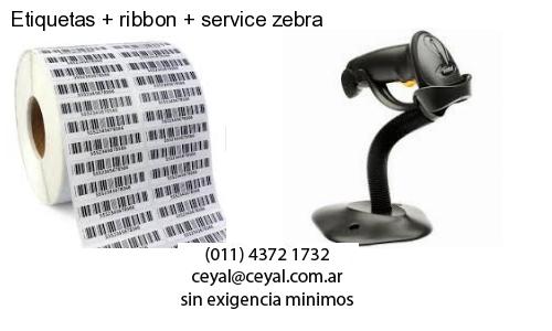 Etiquetas   ribbon   service zebra