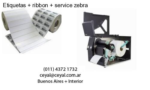 Etiquetas   ribbon   service zebra