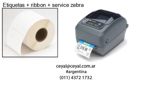 Etiquetas   ribbon   service zebra